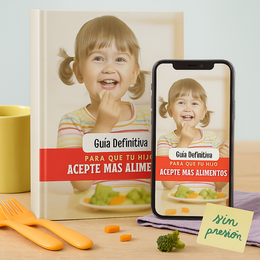 Guía definitiva para que tu hijo acepte más alimentos + 7 BONUS GRATIS